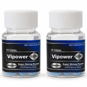 VIPOWER 5200 Super Strong Power Pack 2 – 20 comprimidos