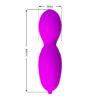 PRETTY LOVE - VEGA ROTATION AND VIBRATION MASSAGER WITH 12 FUNCTIONS FUCHSIA - Image 4