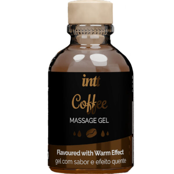 GEL DE MASSAGEM INTT - HOT EFFECT SABOR DE CAFÉ