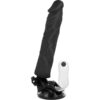 BASECOCK - VIBRADOR REALÍSTICO CONTROLE REMOTO  PRETO 21 CM - Image 3