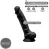 SILEXD - MODELO 1 PÊNIS REALÍSTICO PREMIUM SILEXPAN SILICONE PRETO 17.5 CM - Image 2