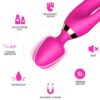 ARMONY - MASSAGER E VIBRADOR COELHO FÚCSIA - Image 3