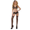 LIVCO CORSETTI FASHION - BELITA LC 90231 SUTI + CALCINHA + CINTA LIGA PRETO S/M - Image 3