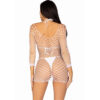 LEG AVENUE - VESTIDO DE REDE MANGA COMPRIDA BRANCO TAMANHO ÚNICO - Image 2