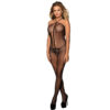 SUBBLIME - 951979 BODYSTOCKING DE REDE COM TOP HALTER PRETO TAMANHO ÚNICO - Image 3