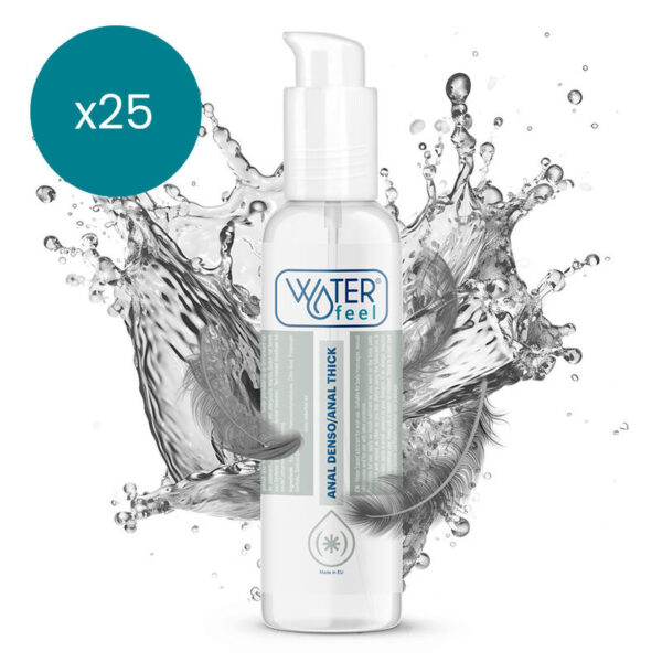 WATERFEEL - LUBRIFICANTE ANAL 150 ML PACK 25 UNIDADES