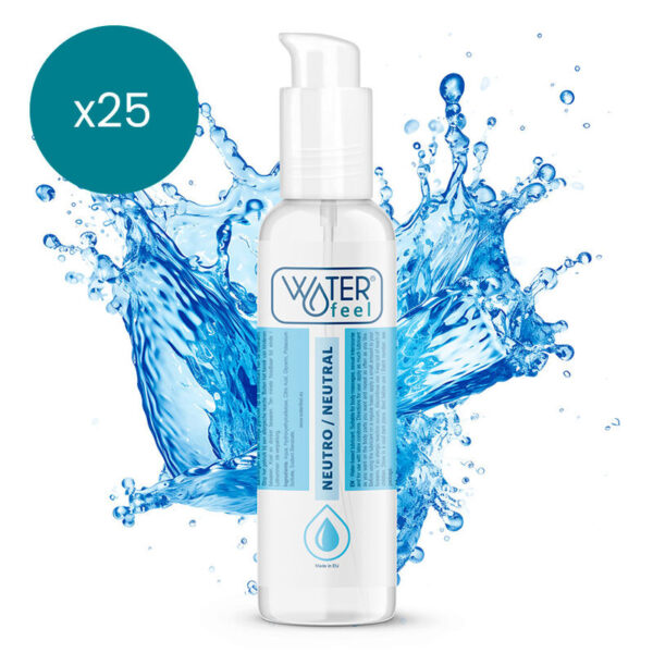 WATERFEEL - LUBRIFICANTE NATURAL 150 ML PACK 25 UNIDADES