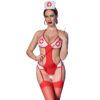 CHILIROSE - CONJUNTO CR 4631 BODYSUIT ENFERMEIRA VERMELHO S/M - Image 2