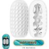 PRETTY LOVE - MASTURBADOR MASCULINO HOT WAVE SILICONE BRANCO - Image 2