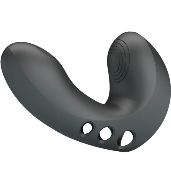 PRETTY LOVE - VIBRADOR DE DEDO CAMELIA 7 VIBRAÇÕES PRETO