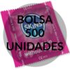 SKINS - SACO PONTOS E TIRAS DE PRESERVATIVOS SKINS 500 UNIDADES - Image 2