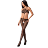 PASSION - WOMAN BS080 BODYSTOCKING PRETO TAMANHO ÚNICO - Image 2