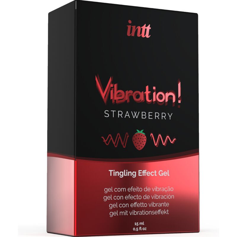 INTT - PODEROSO ESTIMULANTE ÍNTIMO GEL VIBRATÓRIO LÍQUIDO MORANGO 15 ML - Image 3