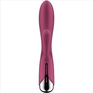 SATISFYER - COELHO GIRATÓRIO 1 CLITÓRIS E ESTIMULAO DE PONTO G VERMELHO
