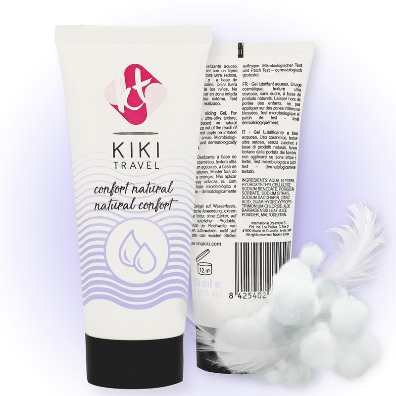 KIKÍ TRAVEL - CONFORT LUBRIFICANTE NATURAL 50 ML - Image 2