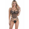 LIVCO CORSETTI FASHION - CAMISA AURORA LC90727 + CALCINHA PRETA - Image 2