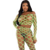 LEG AVENUE - TOP & LEGGINS HARDCORE VERDE - Image 3