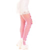 LEG AVENUE - MEIAS COM ABERTURAS CORAÇÃO E LAÇOS ROSA - Image 3