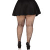 LEG AVENUE - MEIAS DE MALHA CRISTALIZADA PRETAS PLUS SIZE - Image 2
