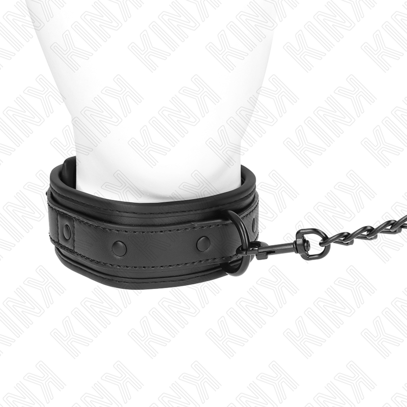 KINK - COLAR DE NEOPRENE BONDAGE MODELO 2 COM CINTO 78 CM AJUSTÁVEL 37,5 X 49,5 CM - Image 2