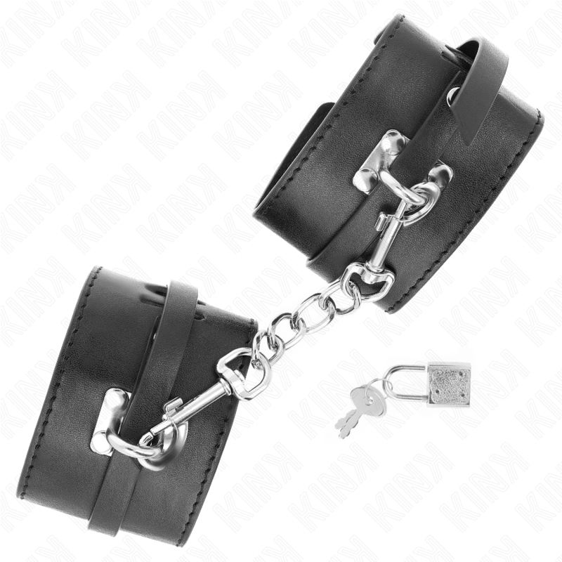 KINK - REMOÇÕES DE PULSO COM BLOQUEIO DELUXE PRETO AJUSTÁVEIS 14,5-21 CM X 6 CM - Image 2