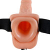 FETISH FANTASY SERIES - 9 STRAP-ON OCO COM BOLAS 22,9CM CARNE - Image 2