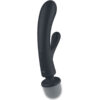 SATISFYER - TRIPLE LOVER RABBIT VIBRADOR MASSAGER CINZA - Image 2