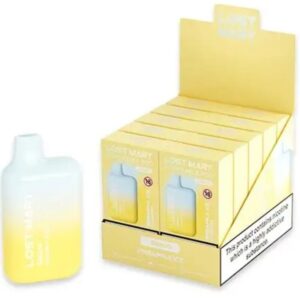 LOST MARY - (EXPOSITOR PROFESSIONAL PACK -10 UNIDADES) BM600 NICOTINE VAPER 2% DESCARTÁVEL ABACAXI ICE