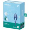 SATISFYER - APLICATIVO VIBRADOR DE ANEL BULLSEYE AZUL - Image 3