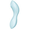 SATISFYER - CURVY TRINITY 5 ESTIMULADOR DE PULSO DE AR E APLICATIVO VIBRADOR AZUL - Image 2