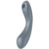 SATISFYER - CURVE TRINITY 1 AIR PULSE VIBRATION GREY - Image 3