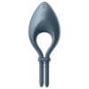SATISFYER - APLICATIVO VIBRADOR DE ANEL BULLSEYE CINZA - Image 2