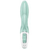 SATISFYER - AIR PUMP BUNNY 5+ APLICATIVO VIBRADOR DE COELHO INFLVEL VERDE - Image 2