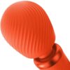 FUN FACTORY - VIM SILICONE RECARREGVEL VIBRANTE PESO RUMBLE WAND SUNRISE ORANGE - Image 3