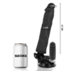 BASECOCK - CONTROLE REMOTO VIBRADOR REALÍSTICO PRETO 21 CM - Image 4