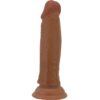 PRETTY LOVE - QUENTIN DILDO REALISTA 18 CM MARROM - Image 2