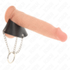 KINK - ANEL PARA PÊNIS 4 CM CORRENTE 7 CM METAL COM CINTO DE COURO - Image 2