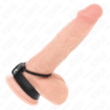 KINK - ANEL DE SILICONE PARA PÊNIS 3,8 CM E DIVISOR DE BOLAS DE COURO 22 X 1,5 CM - Image 2