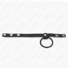 KINK - ANEL DE SILICONE PARA PÊNIS 3,8 CM E DIVISOR DE BOLAS DE COURO 22 X 1,5 CM - Image 3