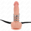 KINK - 5 ANÉIS DE PÊNIS 3,8 CM A 5 CM METAL COM CINTO DE COURO 112 CM - Image 3