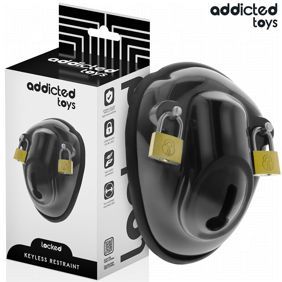 ADDICTED TOYS LOCKED - GAIOLA DE CONTENÇÃO SEM CHAVE PARA PÊNIS 11,5 CM - Image 2