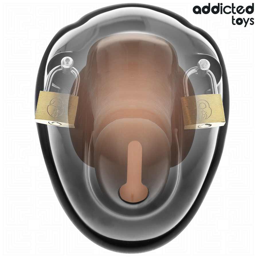 ADDICTED TOYS LOCKED - GAIOLA DE CONTENÇÃO SEM CHAVE PARA PÊNIS 11,5 CM - Image 4
