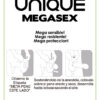 UNIQ - MEGASEX LATEX FREE SENSITIVE CONDOMS 3 UNITS - Image 2