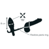 ADDICTED TOYS - PLUG ANAL COM ANEL DUPLO PRETO - Image 3