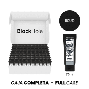 MOQ 110 - GEL À BASE DE ÁGUA BLACK HOLE EXTRA DILATAÇÃO 70 ML