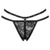 LIVCO CORSETTI FASHION - NOMADE TANGA SEM CROTCHLESS PRETO - Image 3