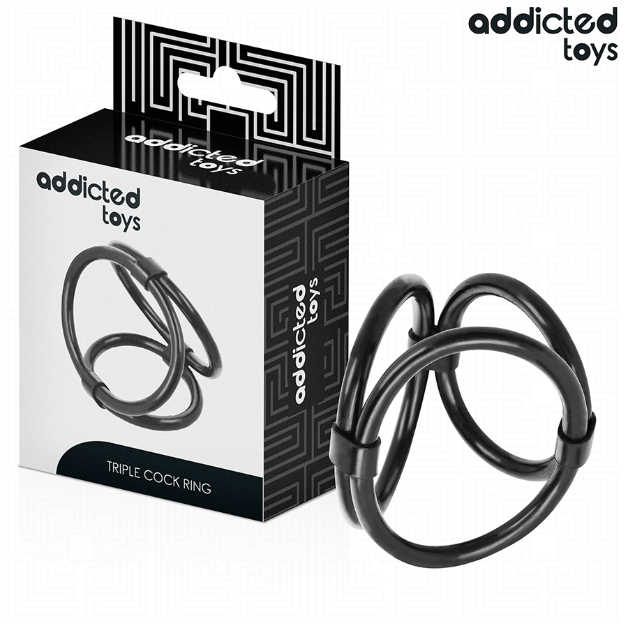 ADDICTED TOYS - ANEL TRIPLO PARA O PÊNIS - Image 2
