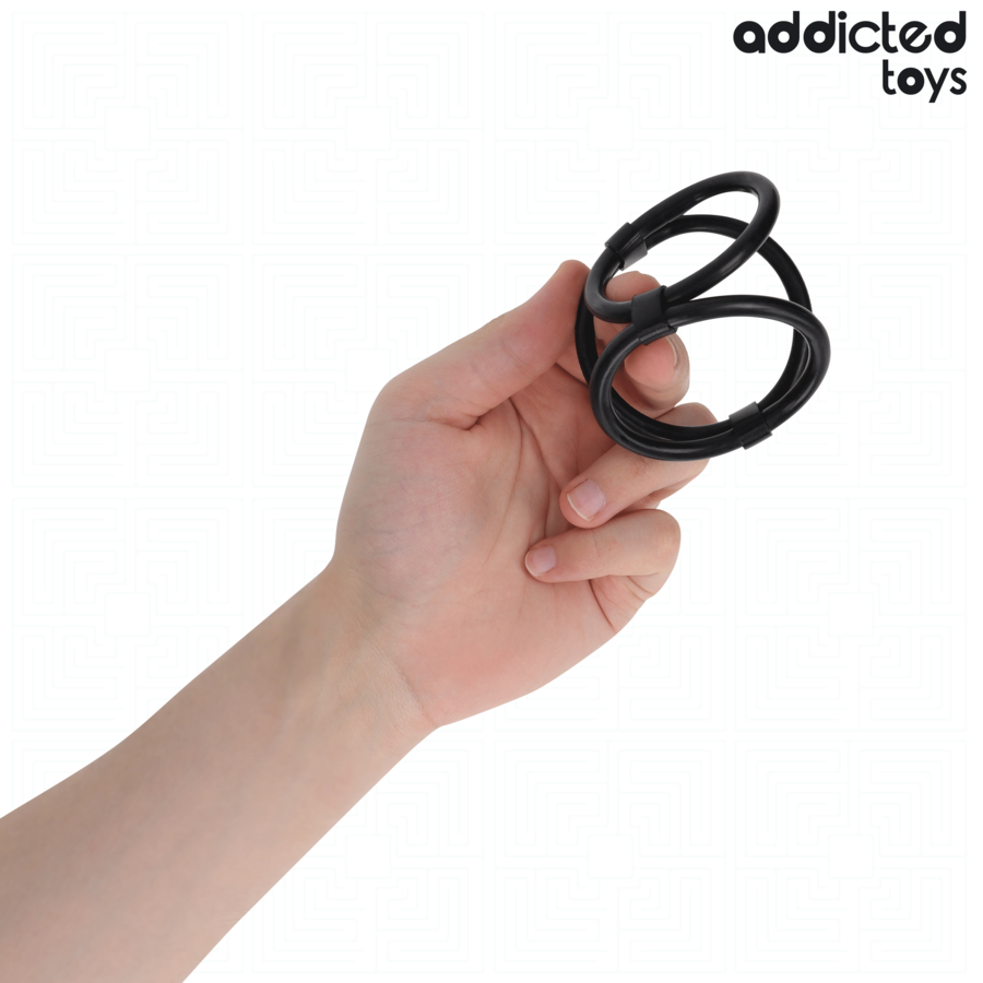 ADDICTED TOYS - ANEL TRIPLO PARA O PÊNIS - Image 3