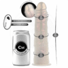 COCK MILLER - DILDO COM VENTOSA, LUZES E VIBRAÇÃO COM CONTROLE REMOTO BRANCO 21,5 CM - Image 3