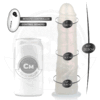 COCK MILLER - DILDO COM VENTOSA, LUZES E VIBRAÇÃO COM CONTROLE REMOTO BRANCO 20,5 CM - Image 3